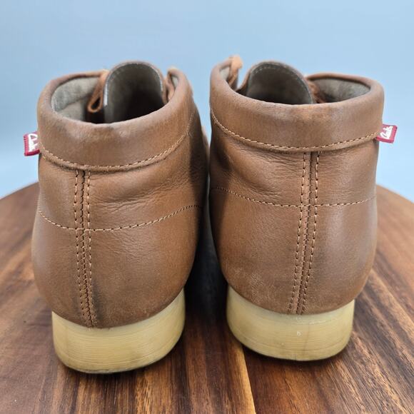 Clarks Stinson Hi Boots Mens 10 M Brown Leather Casual Chukka Moccasins Shoes main image 6